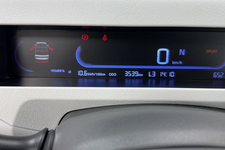 Used Geely Galaxy Panda 2024 Panda Mini 200km Endurance Bear Odometer Close Up