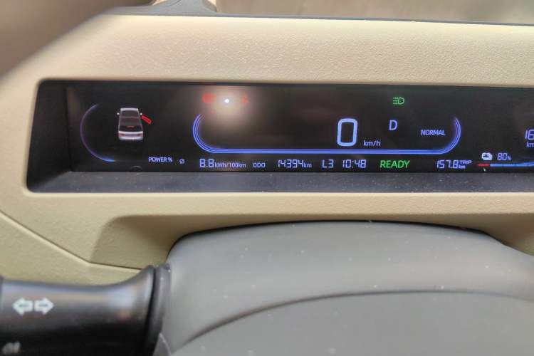 Used Geely Galaxy Panda 2024 200km Panda Rider Odometer Close Up