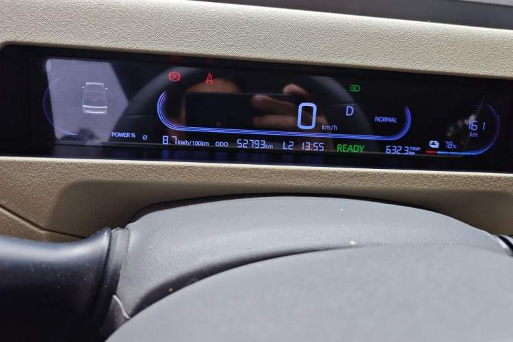 Used Geely Galaxy Panda 2024 200km Panda Rider Odometer Close Up