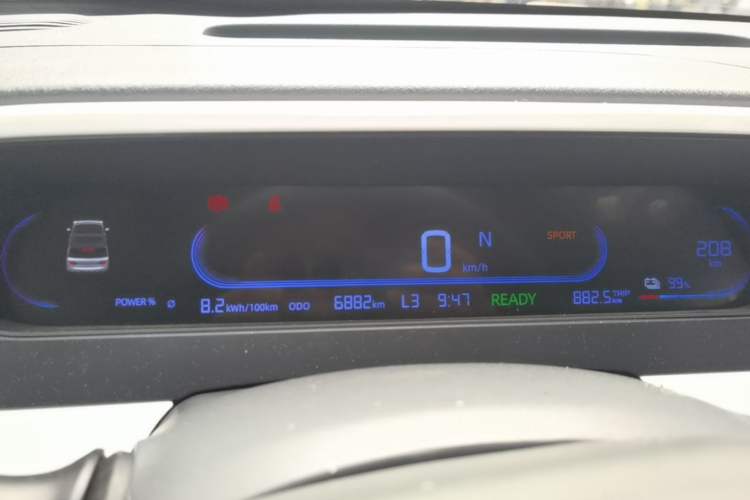 Used Geely Galaxy Panda 2025 210km Panda Kart Instrument Cluster