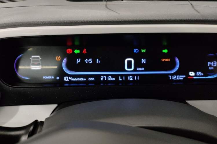 Used Geely Galaxy Panda 2025 210km Panda Kart Instrument Cluster