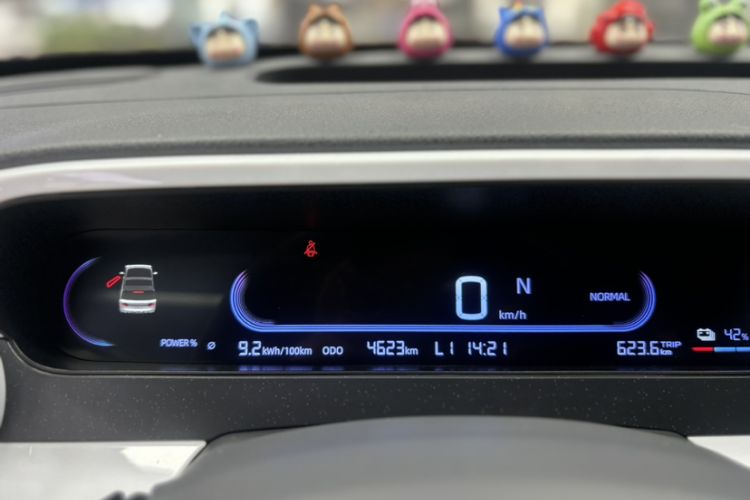 Used Geely Galaxy Panda 2025 210km Panda Kart Odometer Close Up