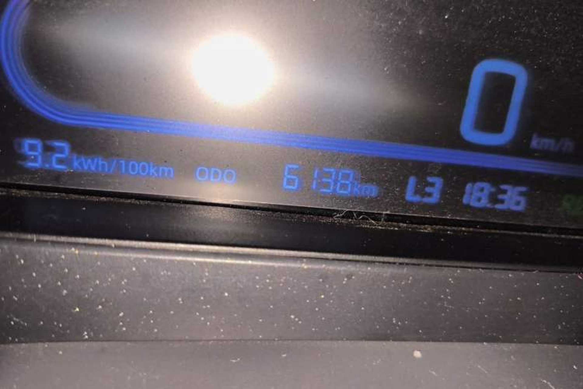 Used Geely Galaxy Panda 2025 210km Panda Kart Odometer Close Up