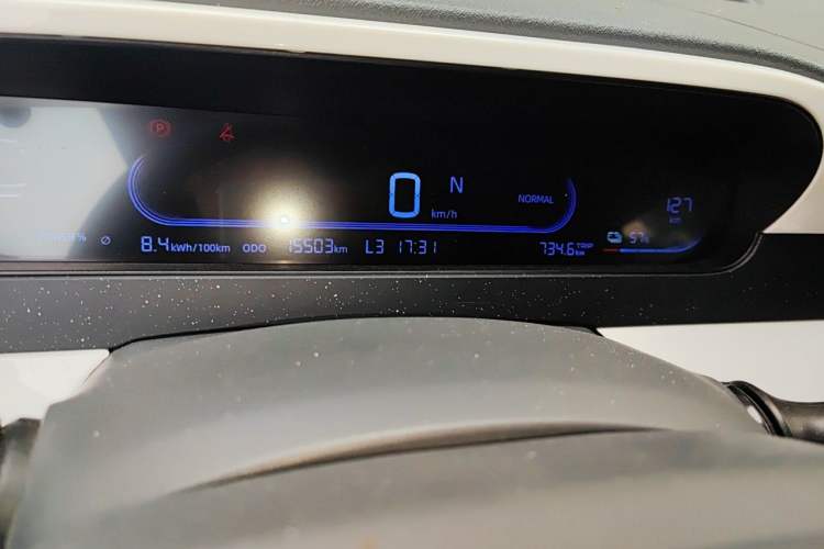 Used Geely Galaxy Panda 2025 210km Panda Rider Odometer Close Up