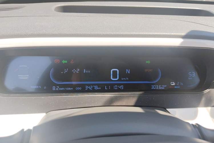 Used Geely Galaxy Panda 2025 210km Panda Kart Instrument Cluster