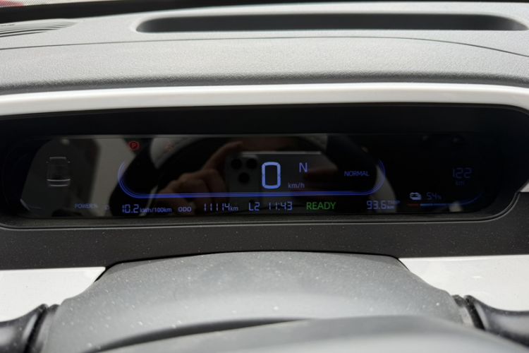 Used Geely Galaxy Panda 2025 210km Panda Kart Odometer Close Up