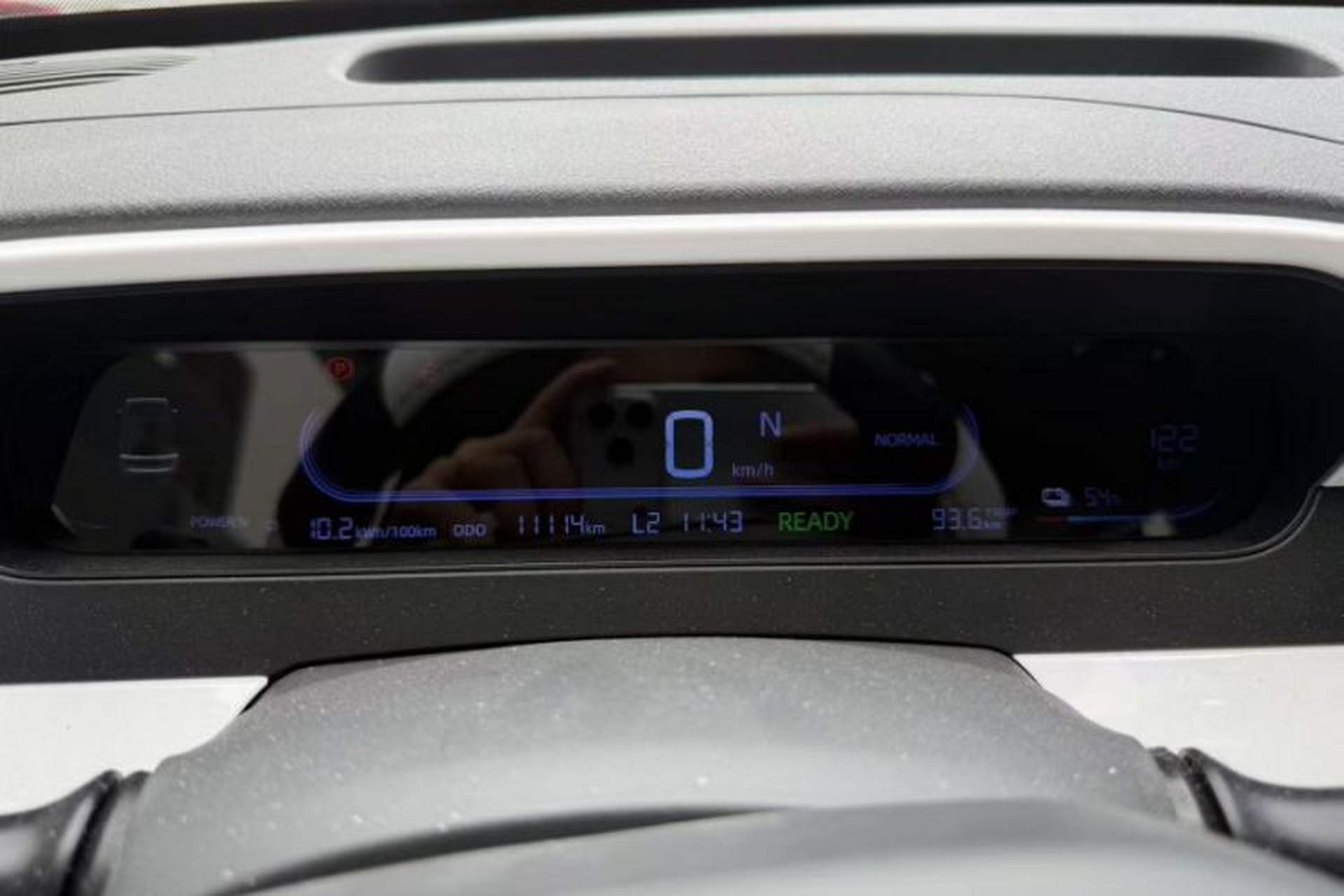 Used Geely Galaxy Panda 2025 210km Panda Kart Odometer Close Up