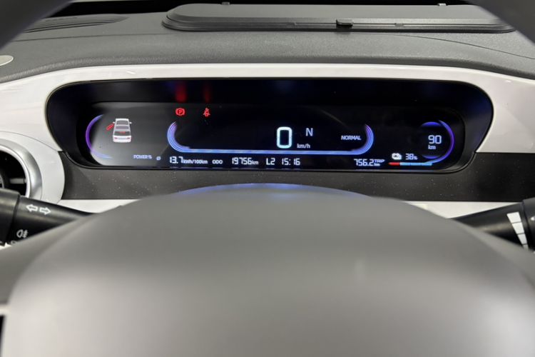 Used Geely Galaxy Panda 2025 210km Panda Kart Odometer Close Up