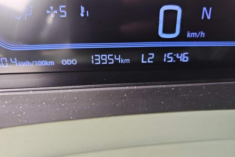 Used Geely Galaxy Panda 2025 210km Panda Rider Odometer Close Up