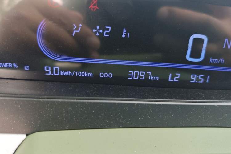 Used Geely Galaxy Panda 2025 210km Panda Rider Odometer Close Up