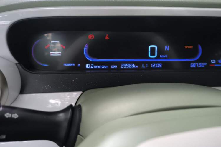Used Geely Galaxy Panda 2025 210km Panda Rider Odometer Close Up