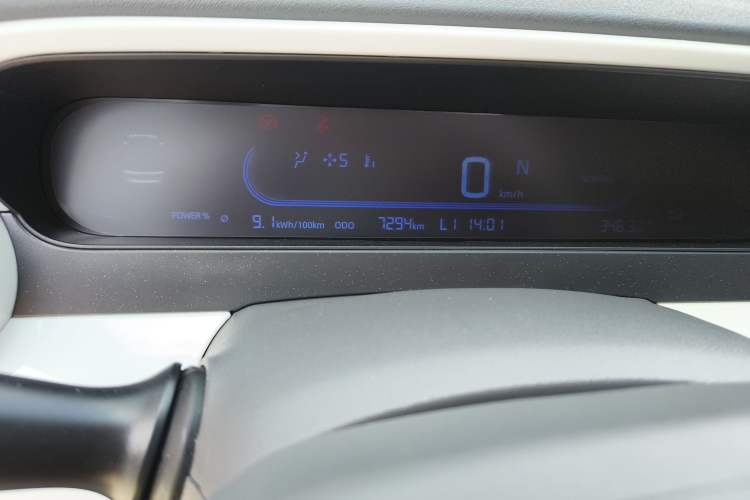 Used Geely Galaxy Panda 2025 210km Panda Rider Odometer Close Up