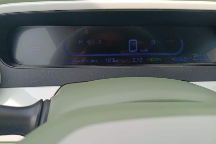 Used Geely Galaxy Panda 2025 210km Panda Rider Odometer Close Up