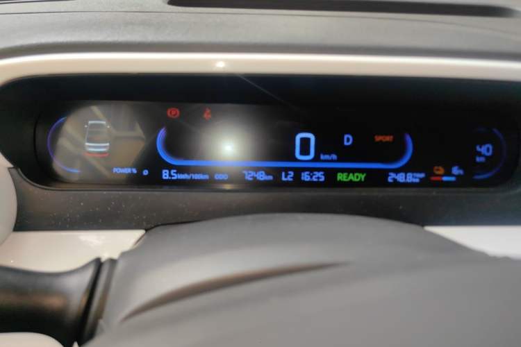 Used Geely Galaxy Panda 2025 210km Panda Rider Odometer Close Up
