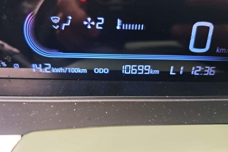 Used Geely Galaxy Panda 2025 210km Panda Rider Odometer Close Up