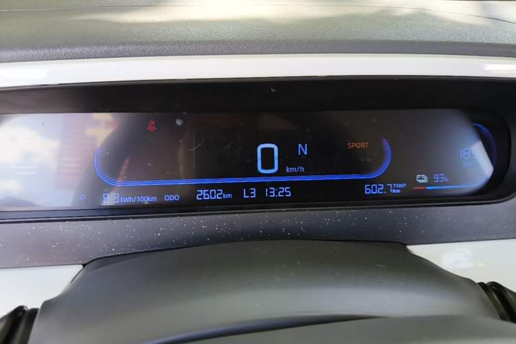 Used Geely Galaxy Panda 2025 210 km – Yuanqi Bear Instrument Cluster