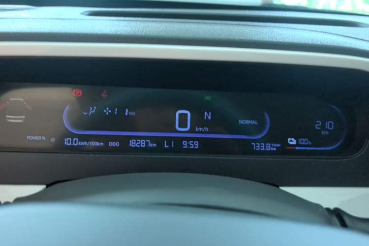 Used Geely Galaxy Panda 2025 210 km – Yuanqi Bear Instrument Cluster