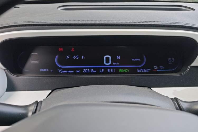 Used Geely Galaxy Panda 2025 210 km – Yuanqi Bear Instrument Cluster