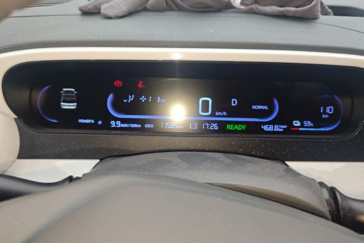 Used Geely Galaxy Panda 2025 210 km – Yuanqi Bear Odometer Close Up