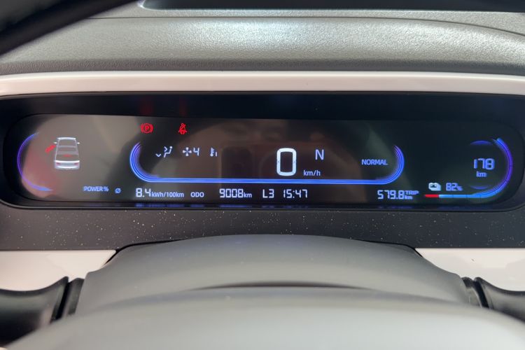 Used Geely Galaxy Panda 2025 210km Panda Kart Odometer Close Up