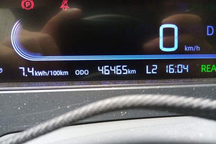 Used Geely Galaxy Panda 2025 210 km – Yuanqi Bear Odometer Close Up