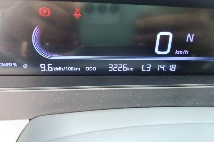 Used Geely Galaxy Panda 2025 210km Panda Rider Odometer Close Up