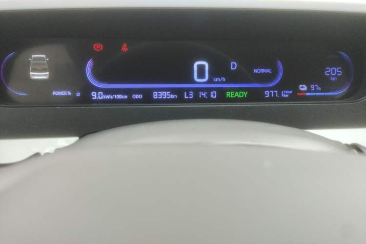 Used Geely Galaxy Panda 2025 210km Panda Rider Odometer Close Up