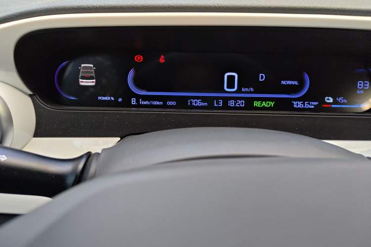Used Geely Galaxy Panda 2025 210km Panda Rider Odometer Close Up