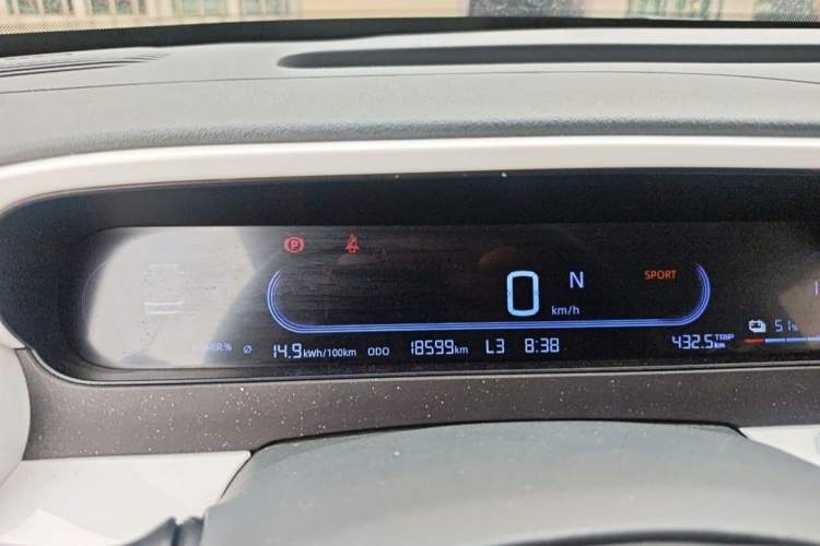 Used Geely Galaxy Panda 2025 210km Panda Rider Odometer Close Up