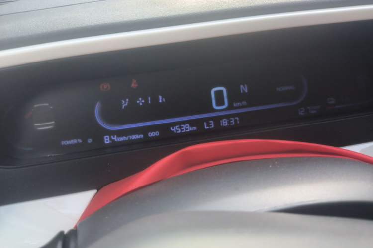 Used Geely Galaxy Panda 2025 210km Panda Kart Odometer Close Up