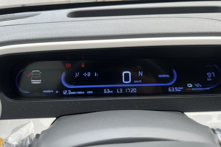 Used Geely Galaxy Panda 2025 210km Panda Kart Odometer Close Up