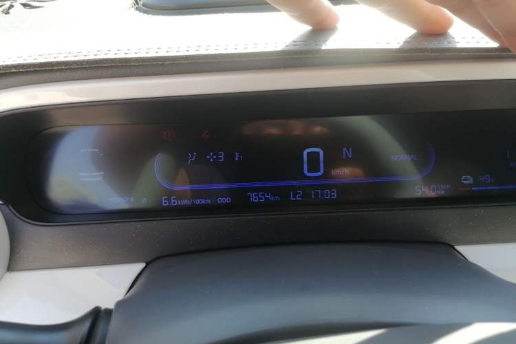 Used Geely Galaxy Panda 2025 210 km – Yuanqi Bear Instrument Cluster