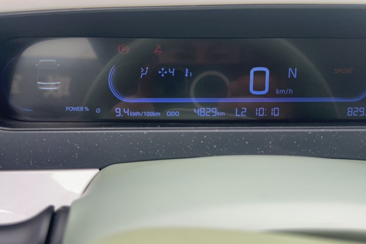 Used Geely Galaxy Panda 2025 210km Panda Rider Odometer Close Up