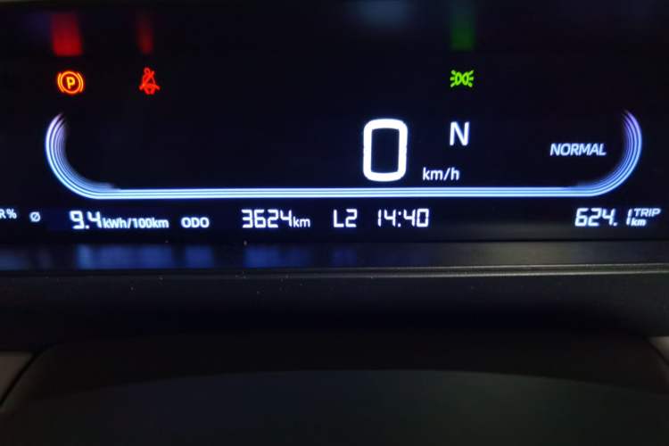 Used Geely Galaxy Panda 2025 210km Panda Rider Odometer Close Up