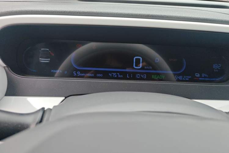 Used Geely Galaxy Panda 2025 210 km – Yuanqi Bear Odometer Close Up