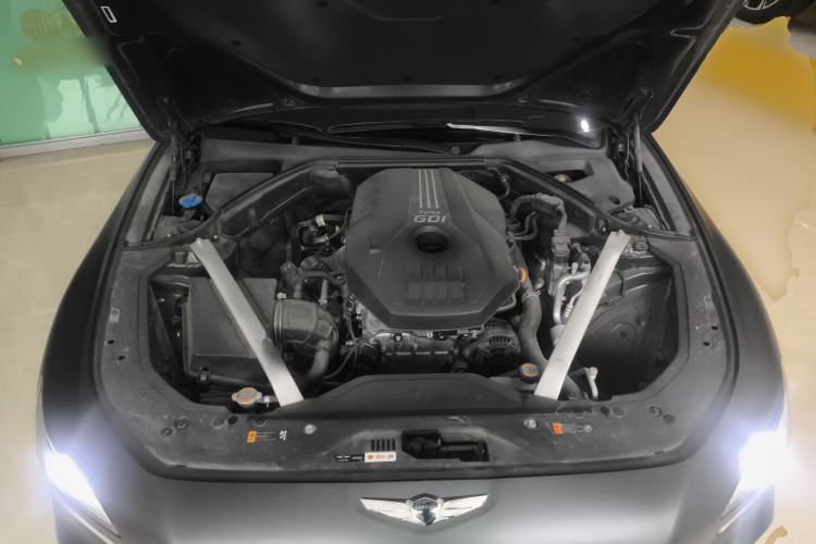 Used Genesis G70 2021 2.0T All-Wheel-Drive Edition 1 Limited Edition Engine Bay