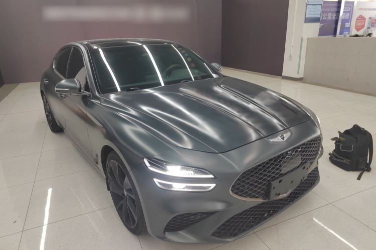Used Genesis G70 2021 2.0T Four-Wheel Drive Flagship Version Front Right 45 Deg