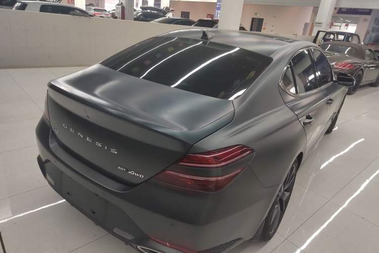 Used Genesis G70 2021 2.0T Four-Wheel Drive Flagship Version Rear Right 45 Deg