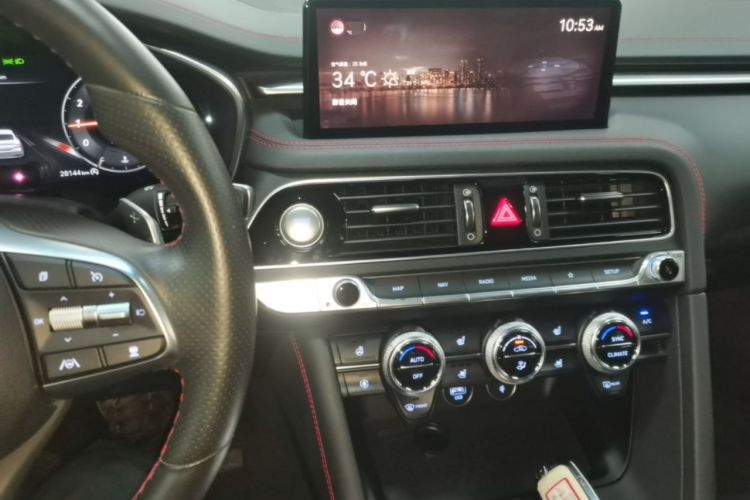 Used Genesis G70 2023 2.0T Four-Wheel-Drive Flagship Version Audio And AC Panel