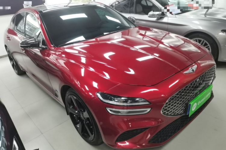 Used Genesis G70 2023 2.0T Four-Wheel-Drive Flagship Version Front Right 45 Deg