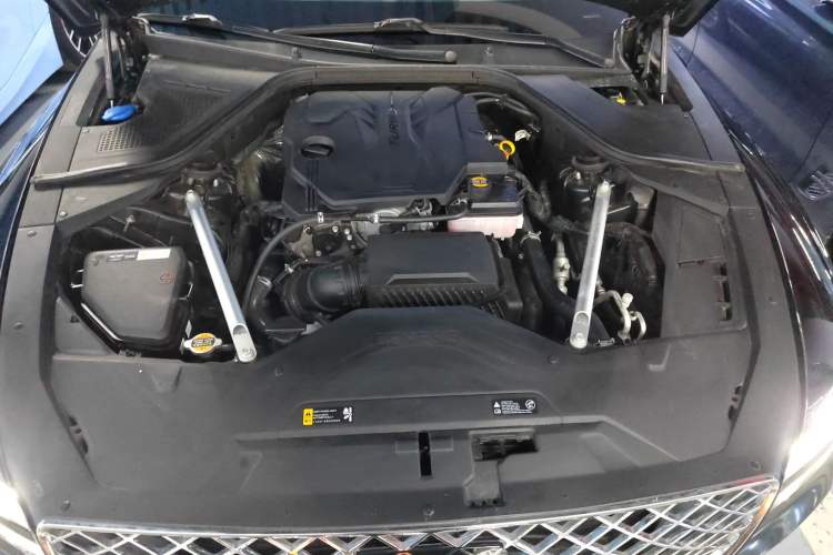 Used Genesis G80 2021 2.5T Rear-Drive Luxury Edition Engine Bay