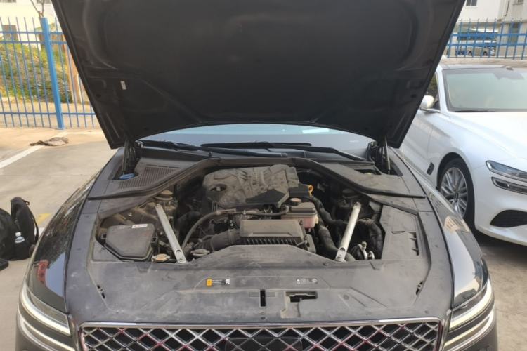Used Genesis G80 2021 2.5T Rear-Drive Luxury Edition Engine Bay