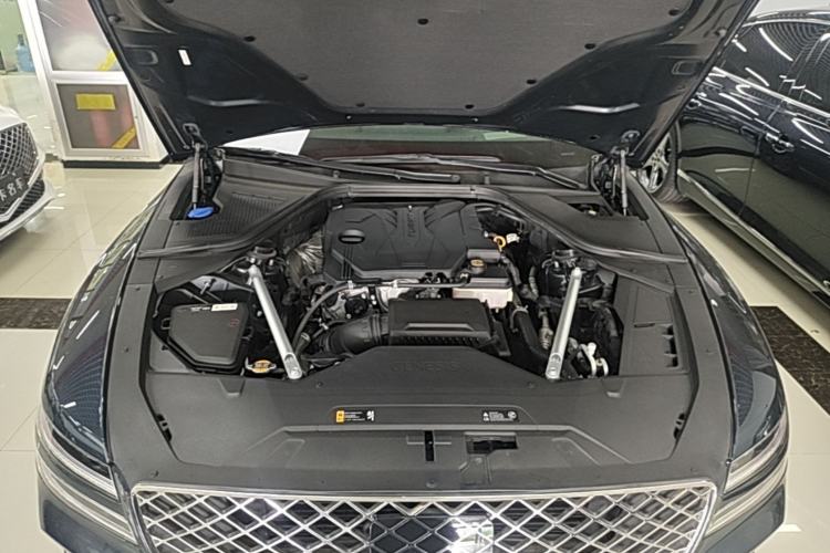 Used Genesis G80 2021 2.5T Rear-Drive Flagship Edition Engine Bay