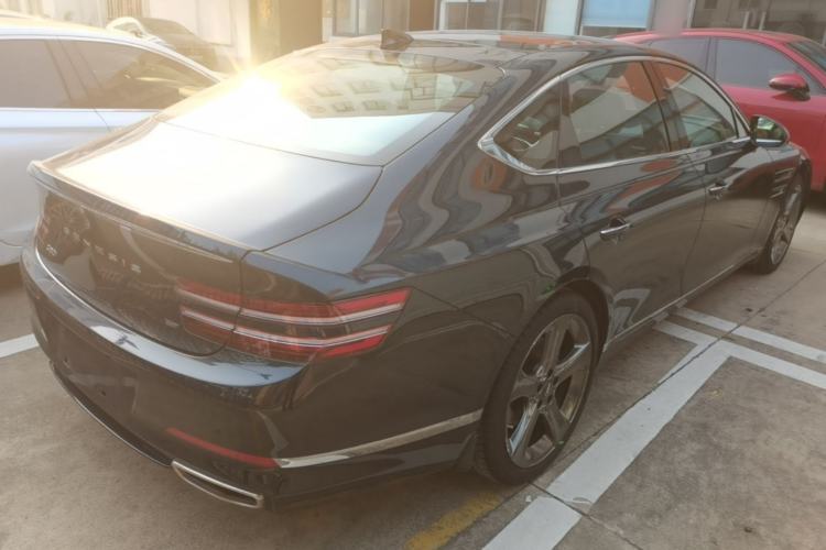 Used Genesis G80 2021 2.5T Rear-Drive Luxury Edition Rear Right 45 Deg