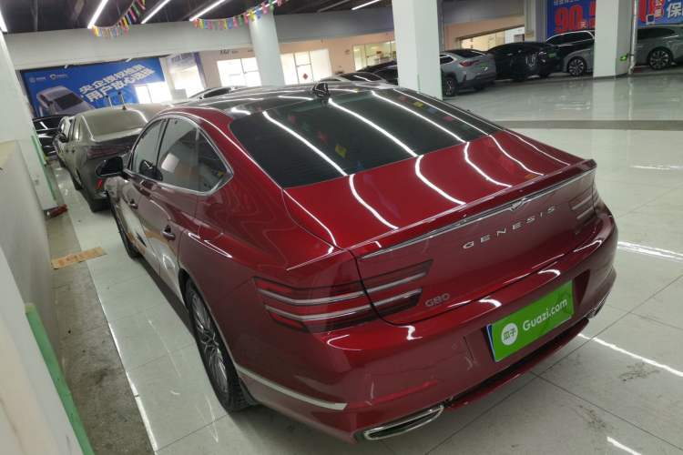 Used Genesis G80 2021 2.5T Rear-Drive Luxury Edition Rear Left 45 Deg