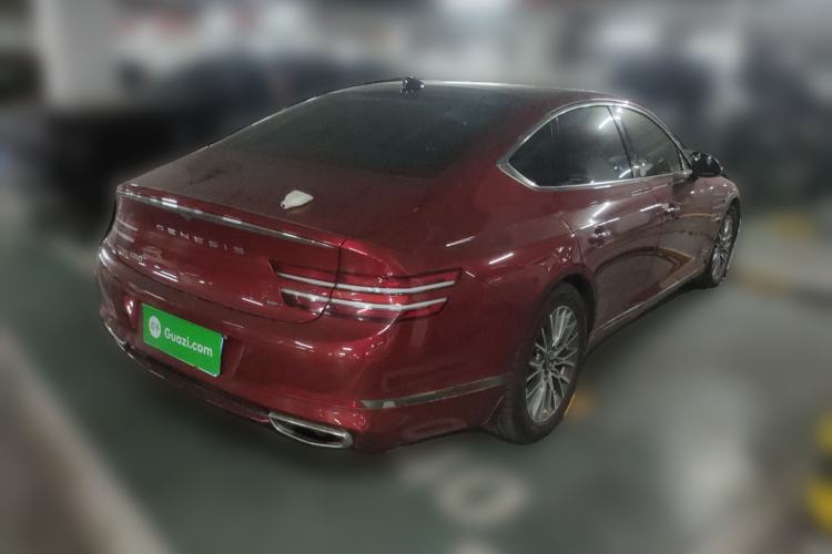 Used Genesis G80 2021 2.5T Rear-Drive Luxury Edition Rear Right 45 Deg