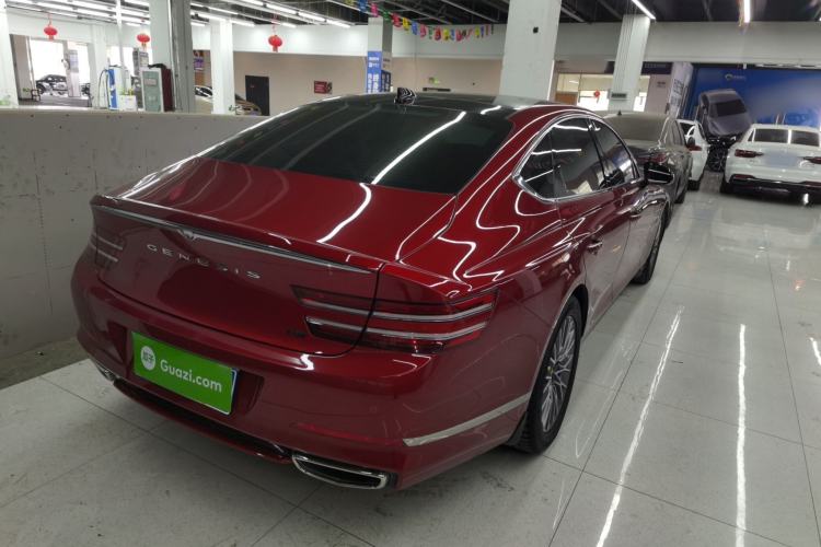 Used Genesis G80 2021 2.5T Rear-Drive Luxury Edition Rear Right 45 Deg
