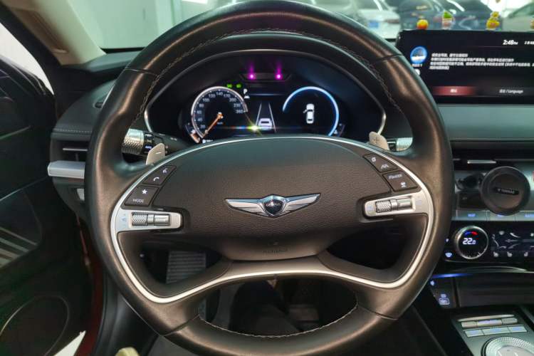 Used Genesis G80 2021 2.5T Rear-Drive Luxury Edition Steering Wheel