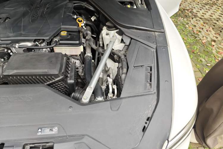 Used Genesis G80 2021 2.5T Rear-Drive Flagship Edition Engine Bay Left