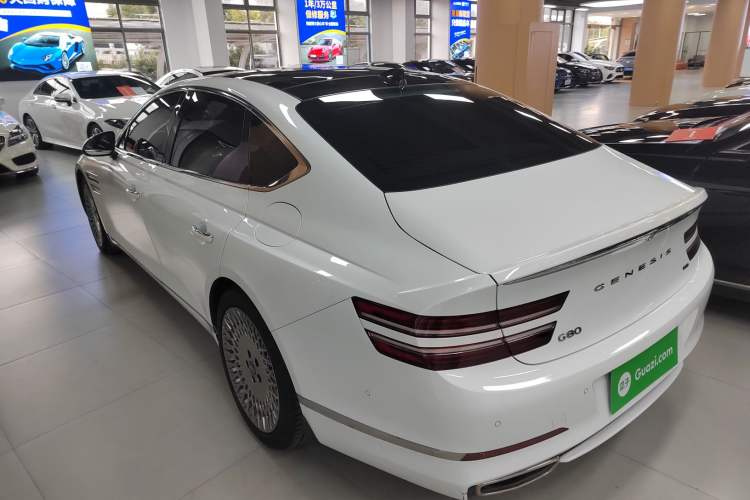 Used Genesis G80 2021 2.5T Rear-Drive Flagship Edition Rear Left 45 Deg